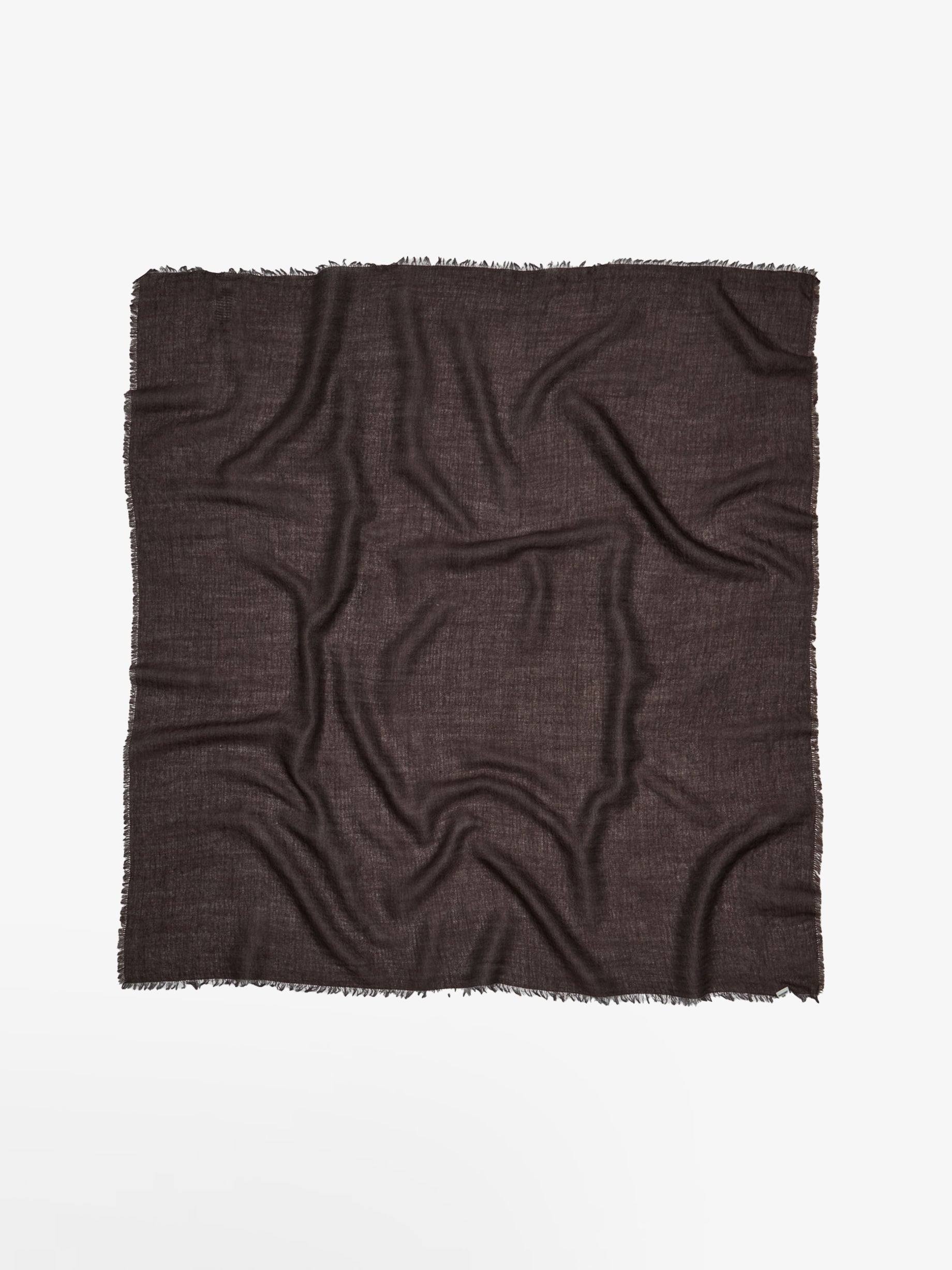 Cashma tørklæde, small - Hot Fudge Brown